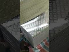 ASTM 5056 Embossed Surface Aluminum Checkered Plate 500mm Width For Stairs