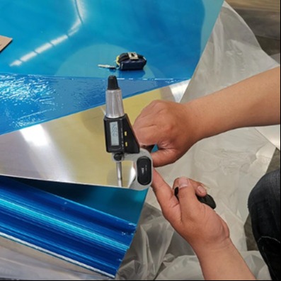 ISO Certificated Alloy Aluminium Sheet 5052 H24 4mm Thickness ASTM B209