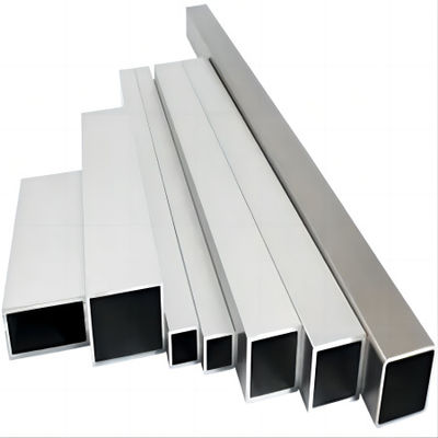 High Hardness 6082 Aluminum Pipe 2mm Rectangular Tube Seamless Extruded Profile