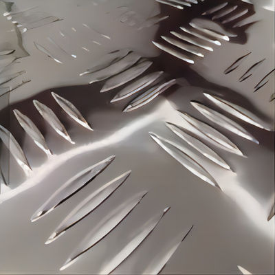 5083 Aluminum Checker Plate Sheet 500x2.5mm